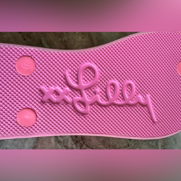Lilly Pulitzer Pool Flip-Flop Sz 8 - Picture 7 of 16